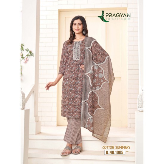 PRAGYAN KURTI COTTON SUMMARY VOL 1