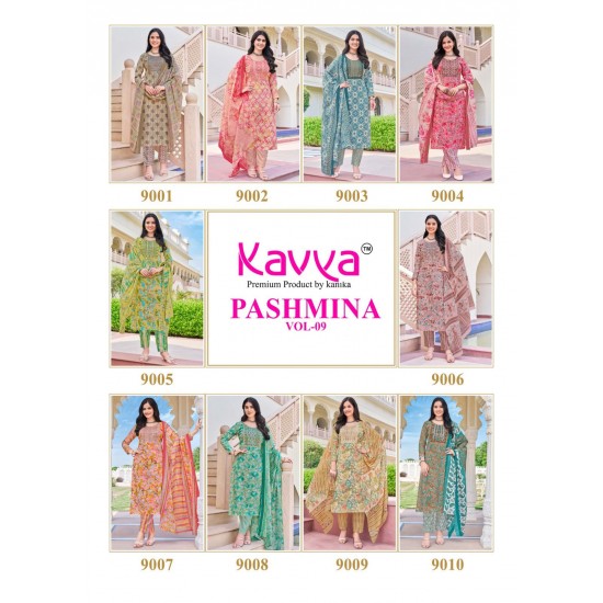 KAVYA KURTI PASHMINA vol 9