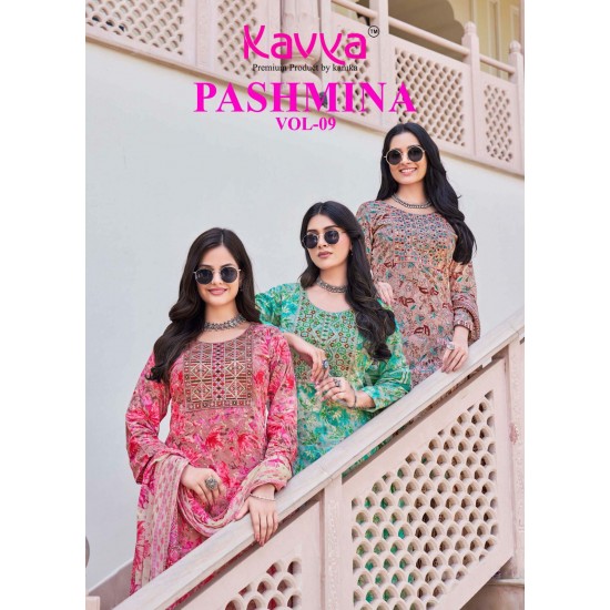 KAVYA KURTI PASHMINA vol 9