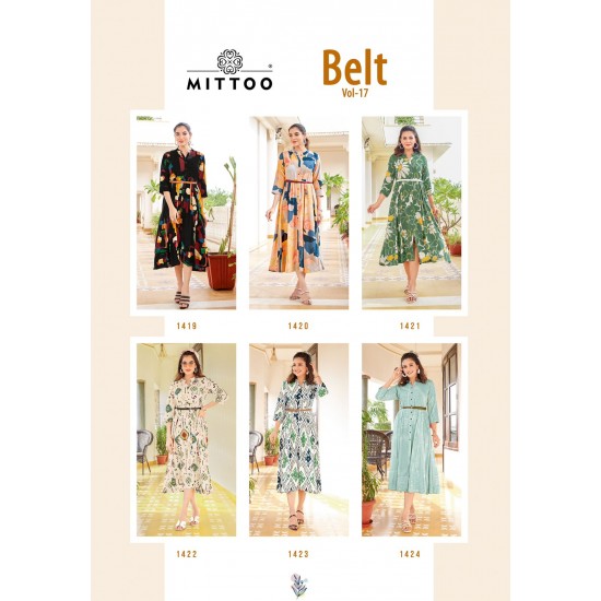 MITTOO KURTI BELT VOL 17