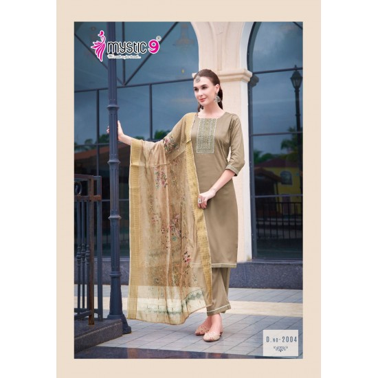 MYSTIC 9 KURTI RICH GOLD  VOL 2