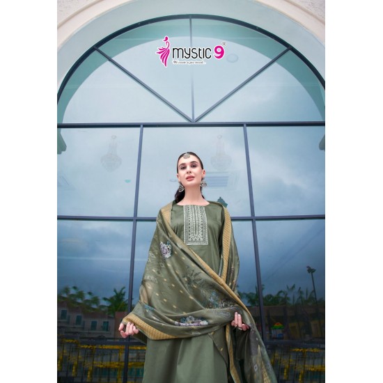 MYSTIC 9 KURTI RICH GOLD  VOL 2