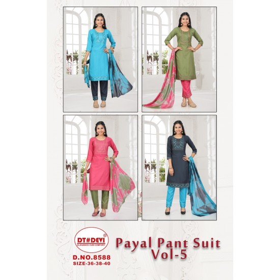 DT DEVI PAYAL PANT SUIT VOL 5