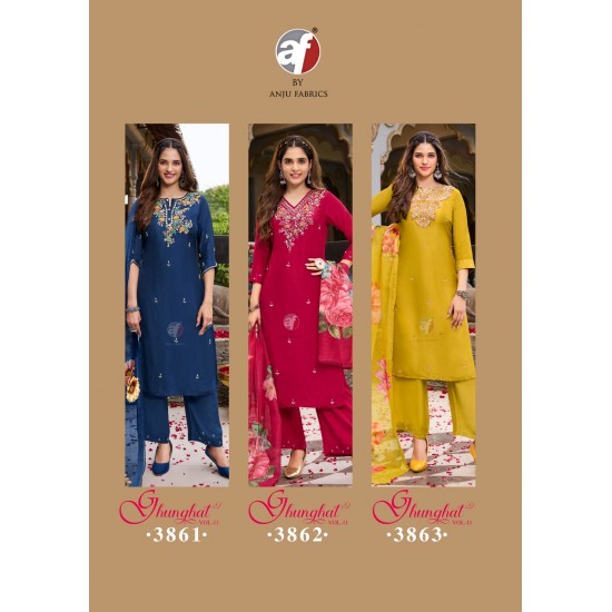 AF KURTI GHUNGHAT VOL 11 4XL 5XL