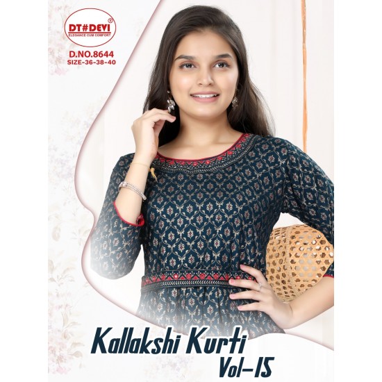 DT DEVI KURTI KALLAKSHI KURTI VOL 15