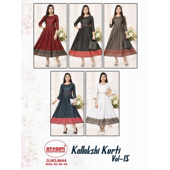 DT DEVI KURTI KALLAKSHI KURTI VOL 15