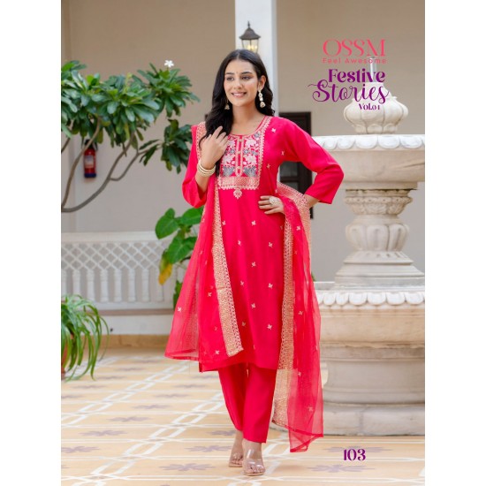 OSSM KURTI FESTIVE STORIES Vol 04