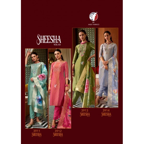 AF KURTI SHEESHA VOL 3 4XL 5XL