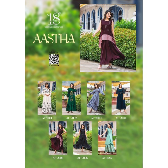 18 ATTITUDE KURTI AASTHA VOL 20