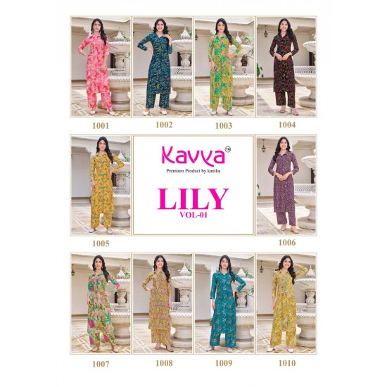 KAVYA KURTI LILY vol 1