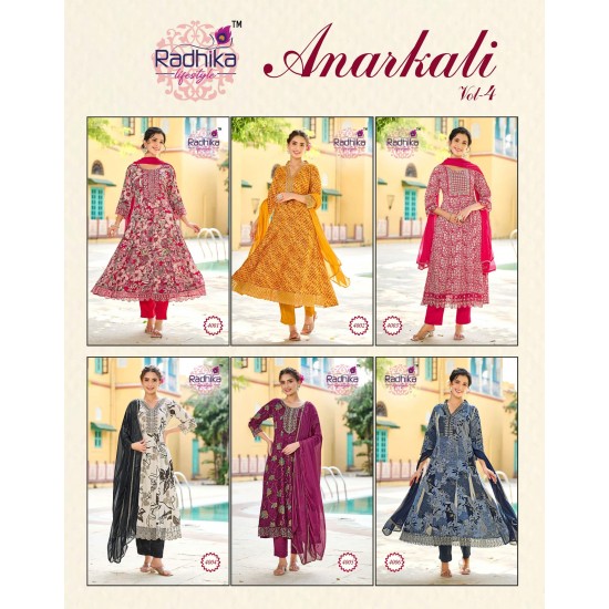 RADHIKA lifestyle ANARKALI VOL 4