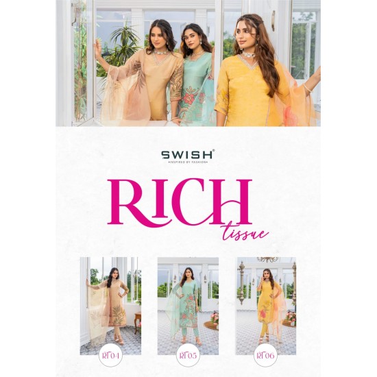 SWISH KURTI RICH TISSUE