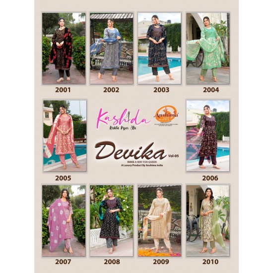 KASHIDA KURTI DEVIKA VOL 5