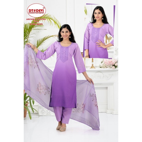 DT DEVI KURTI ARCHNA DIGITAL SUIT