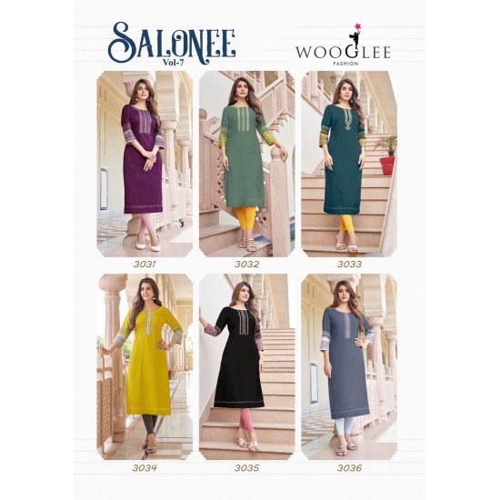 WOOGLEE KURTI Salonee vol 7