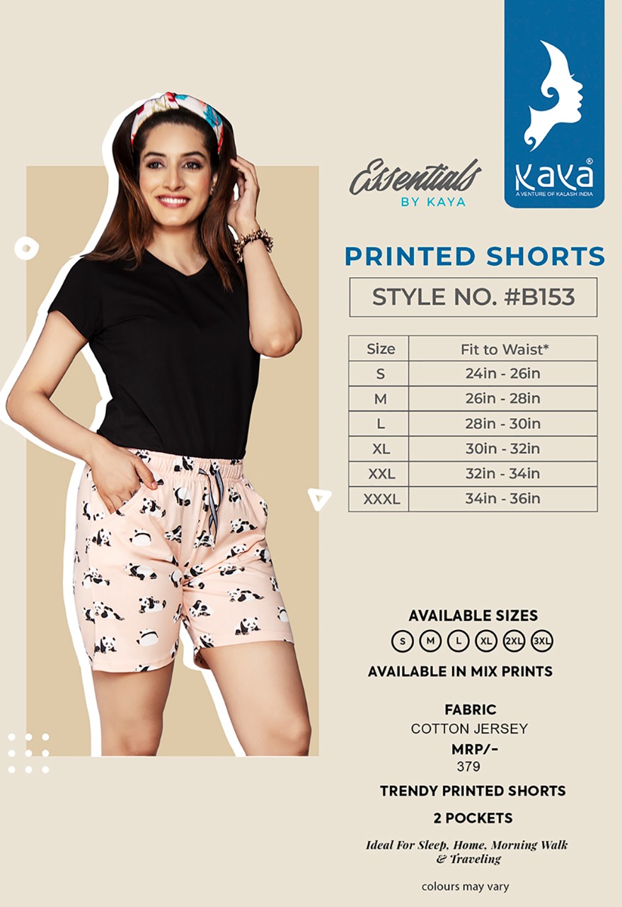 PRINTED SHORTS BY KAYA