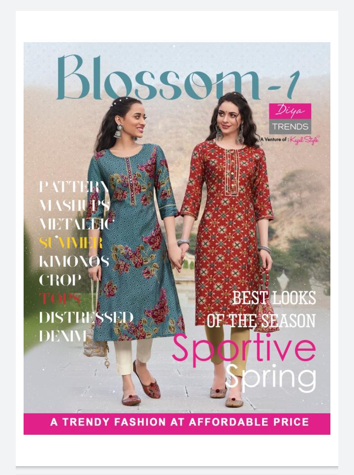 BLOSSOM VOL-1 BY DIYA TRENDS