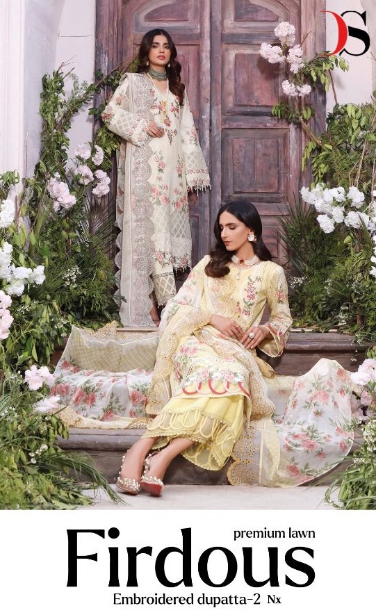 Firodus premium lawn 22-2Nx by DEEPSY SUITS cotton Mal -Mal