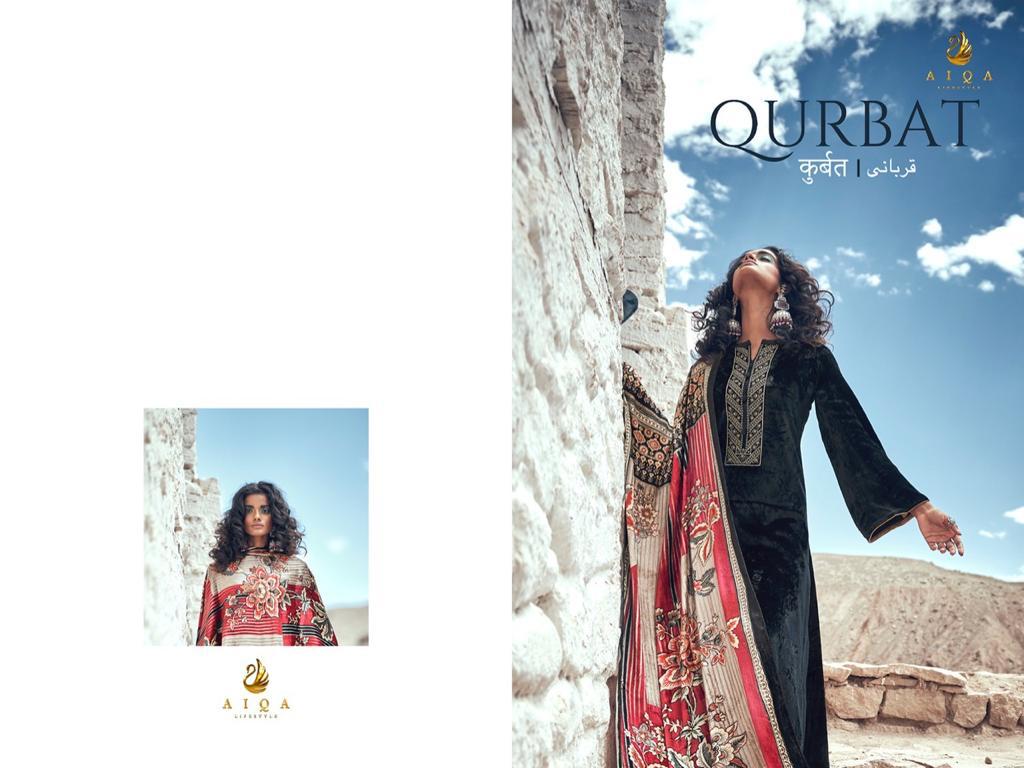 AIQA KURTI BY QURBAT