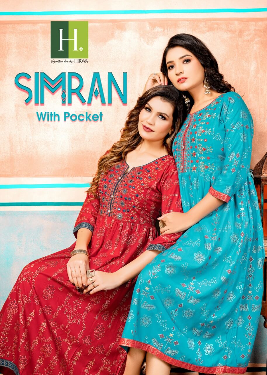 HIRWA KURTI SIMRAN