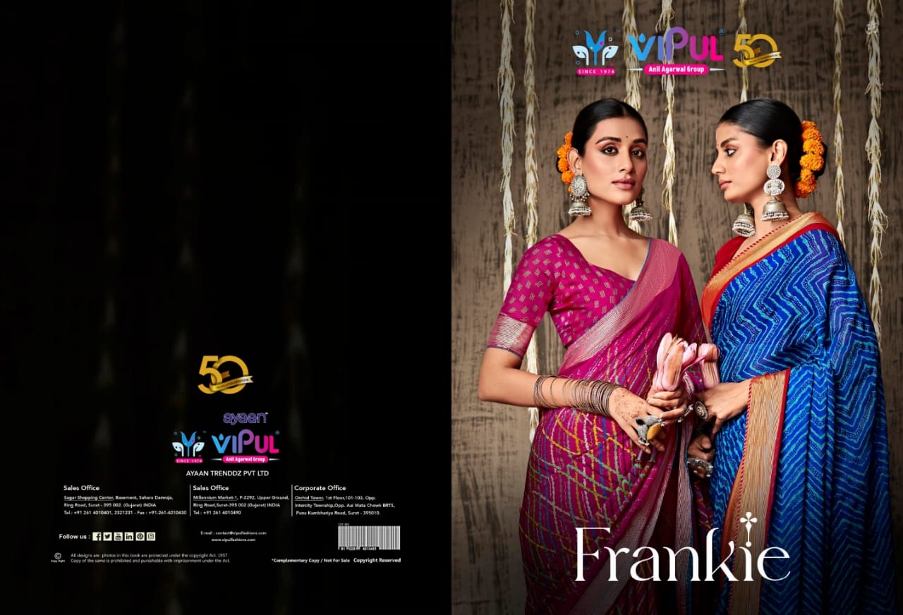 VIPUL SAREES FRANKIE