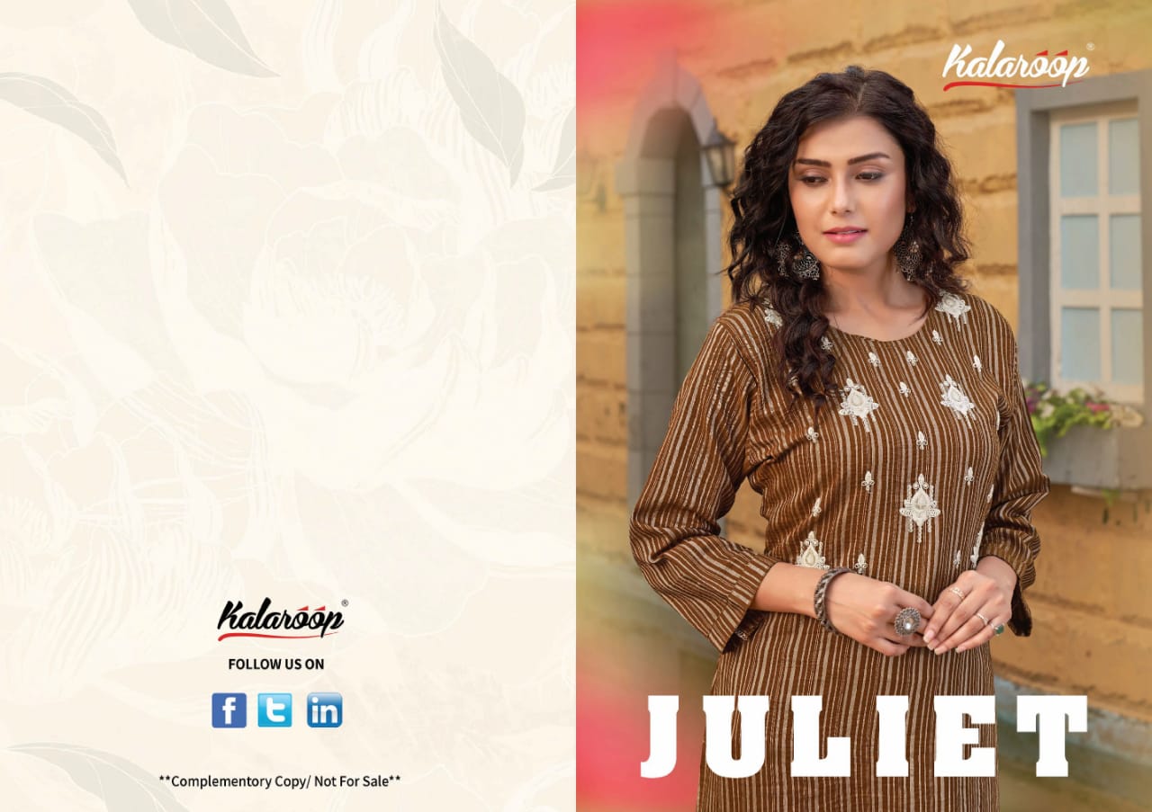  Kalaroop kurti Juliet