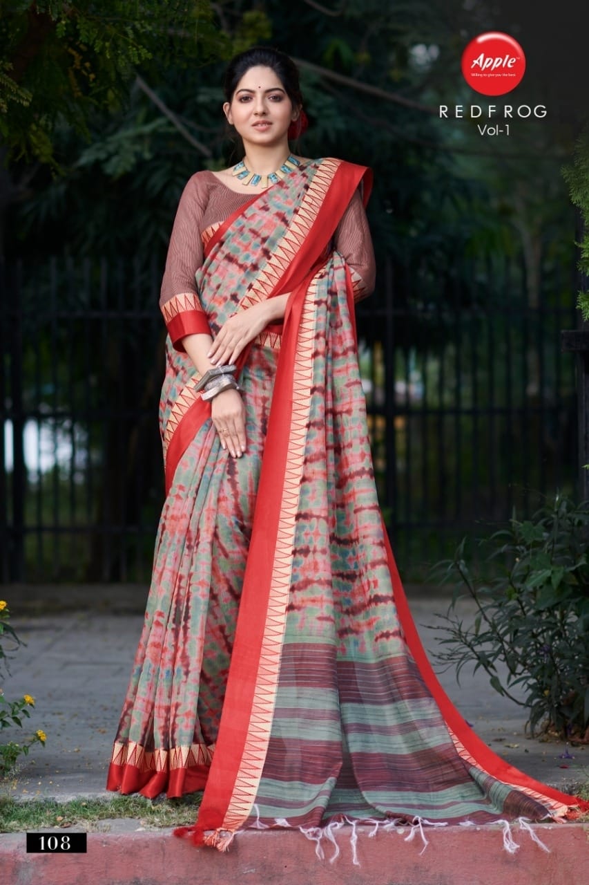 APPLE SAREES REDFROG