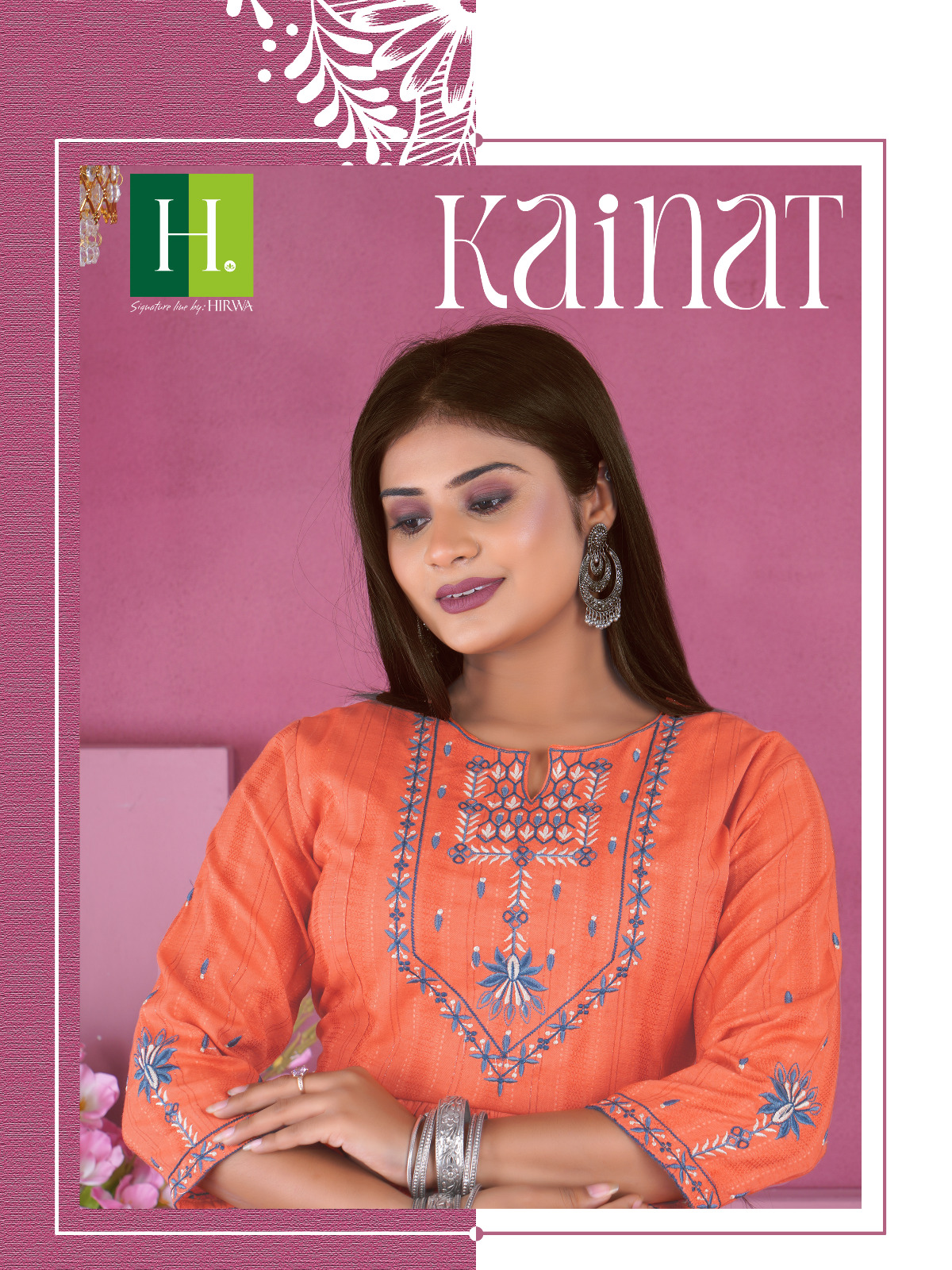 HIRWA KURTI KAINAT