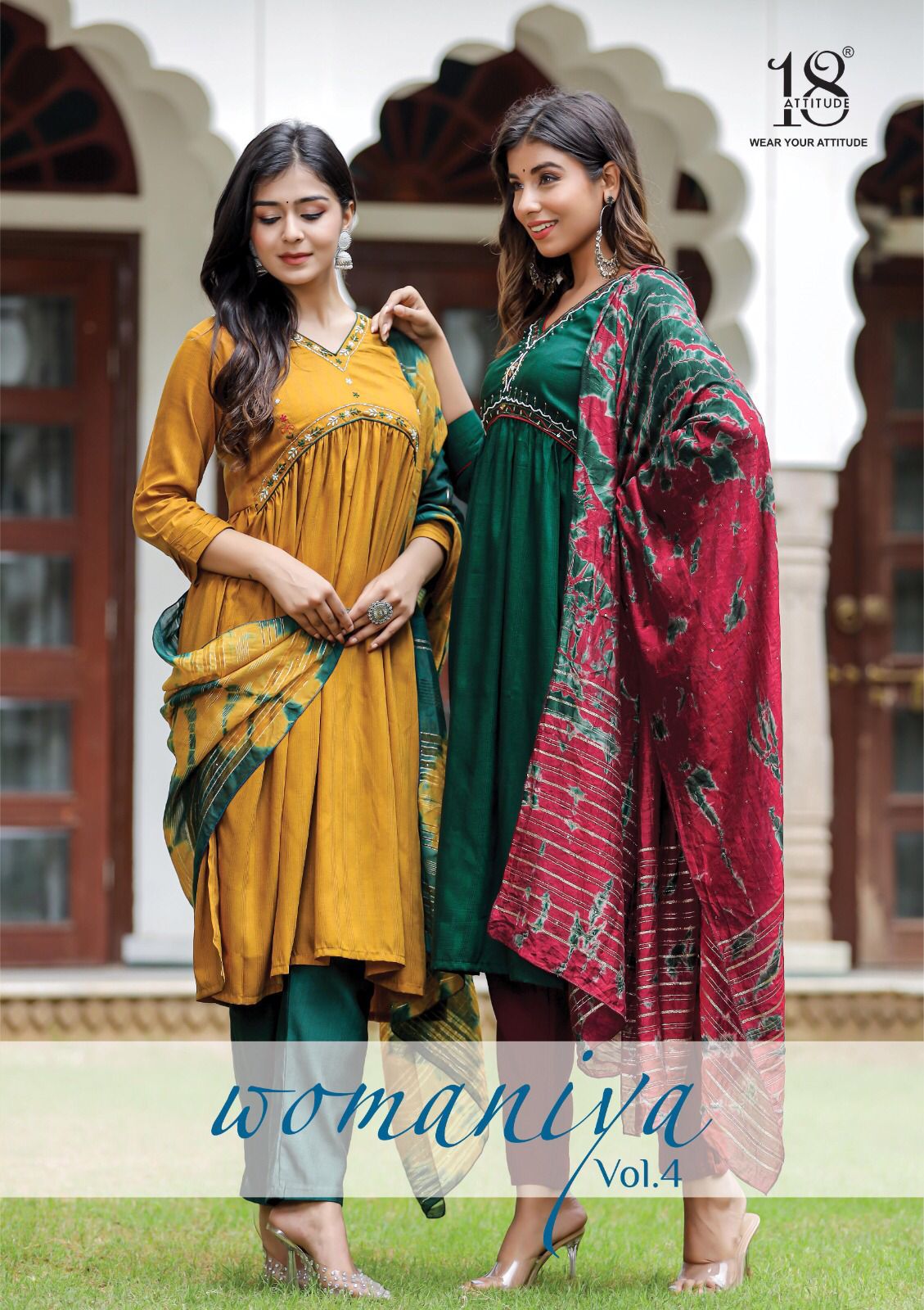 18 ATTITUDE KURTI WOMANIYA VOL.04