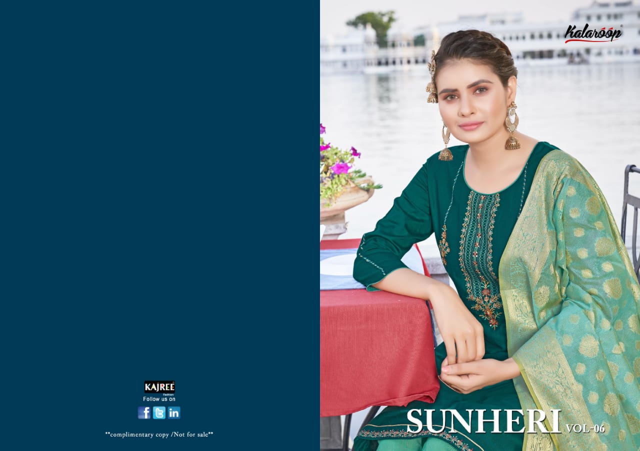 Kalaroop kurti Sunheri vol 6