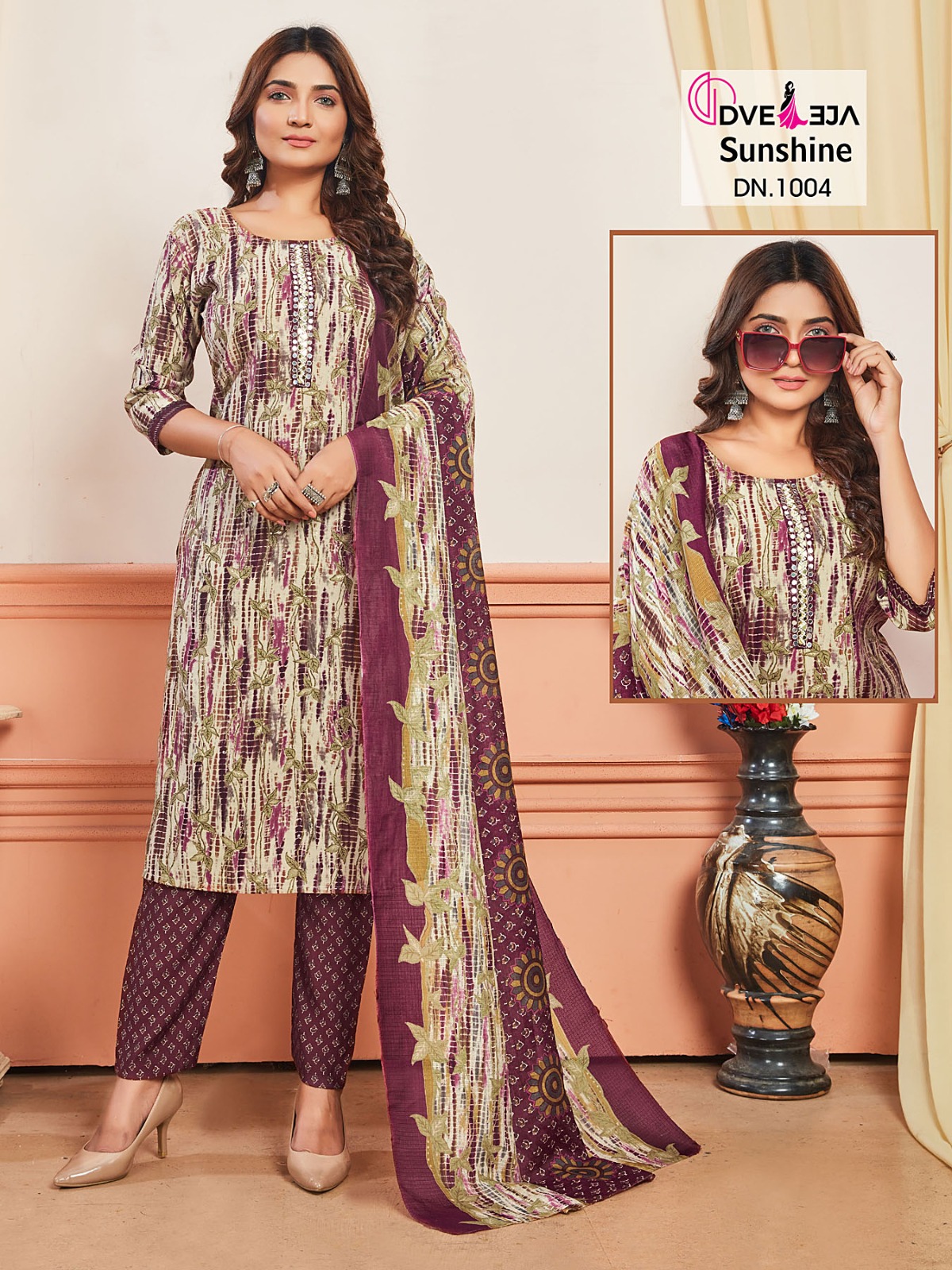 DVEEJA KURTI SUNSHINE 3XL TO 5XL