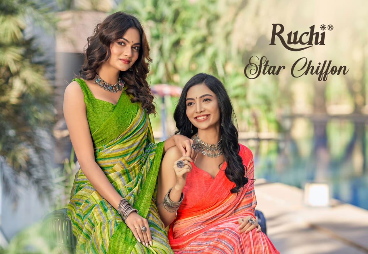 RUCHI SAREES STAR CHIFFON 98TH EDITION 