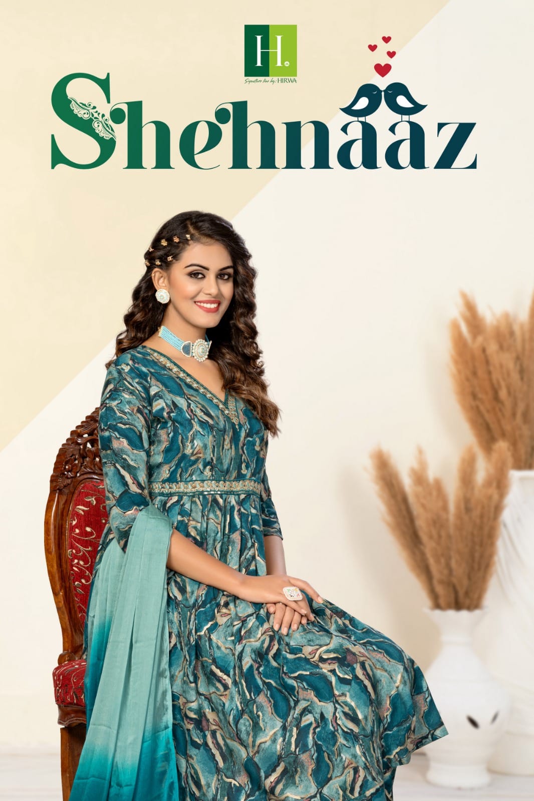 HIRWA KURTI SHEHNAAZ