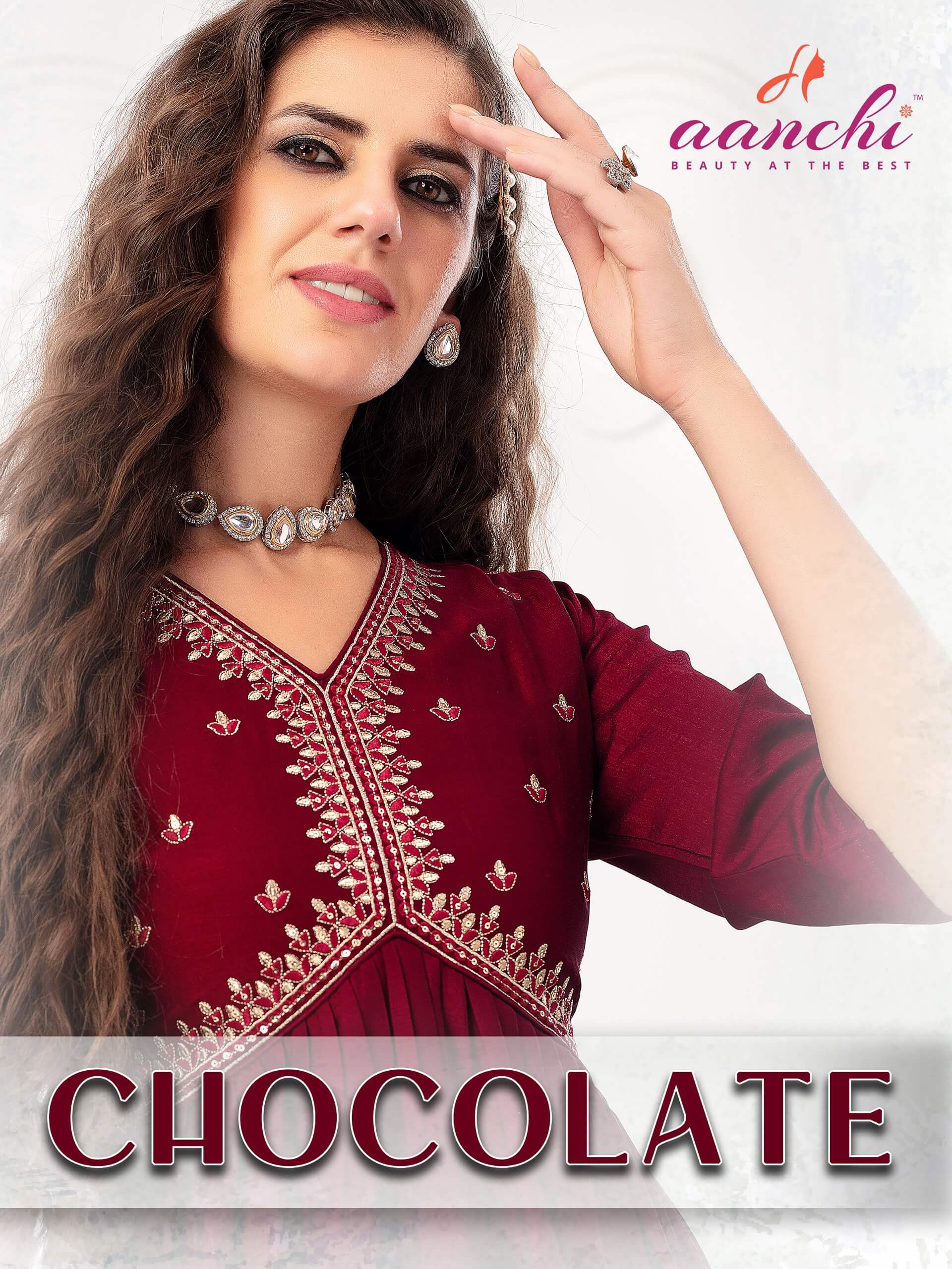 AANCHI KURTI CHOCOLATE