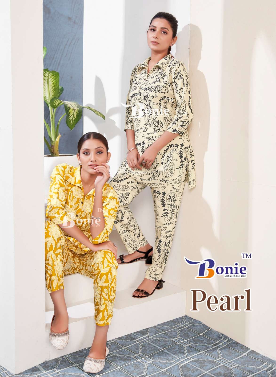 BONIE KURTI PEARL PRINTED KURTI WHOLESALER 