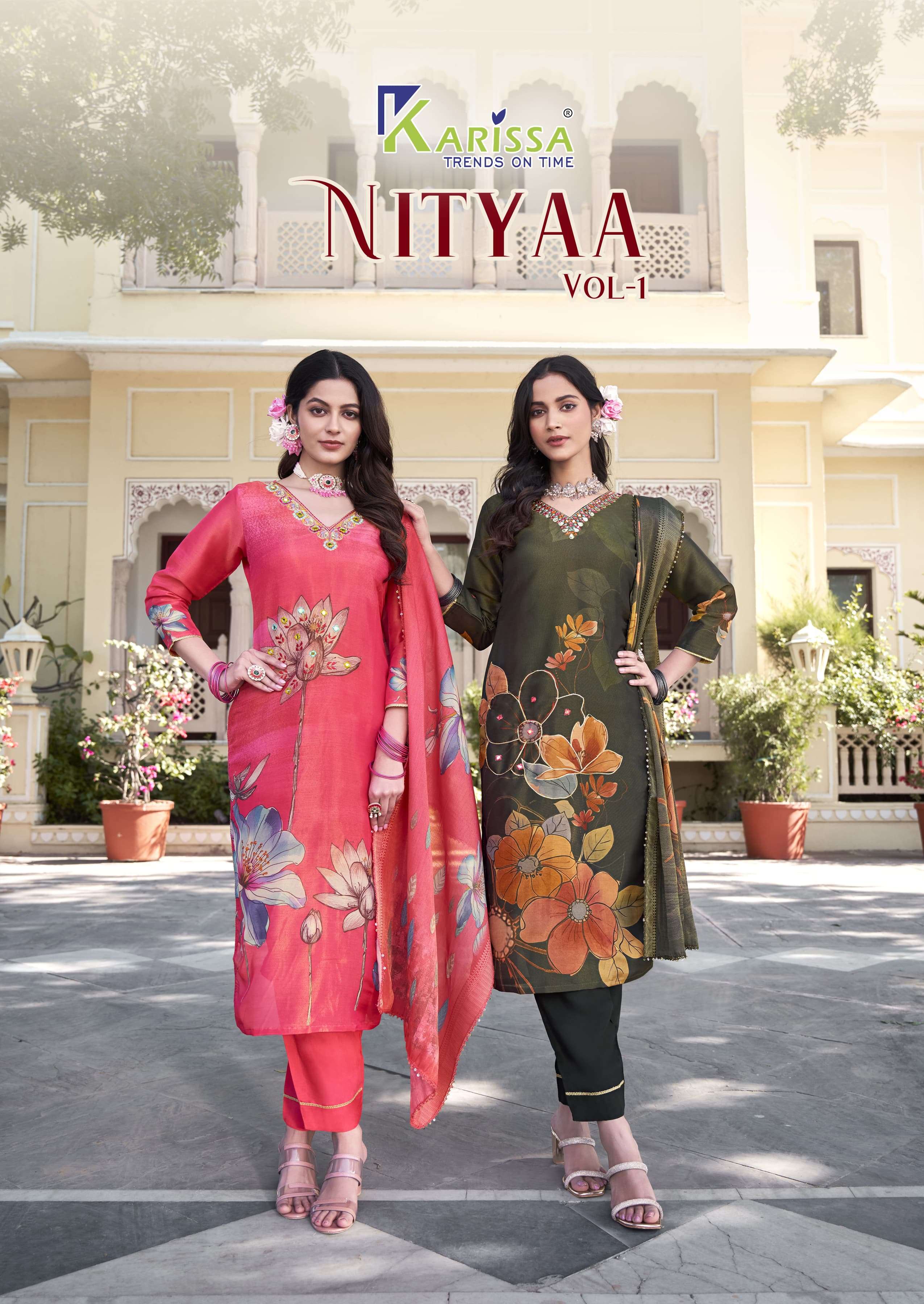 KARISSA KURTI NITYAA vol-1 PRINTED KURTI WHOLESALER 