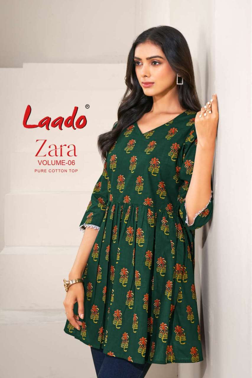 Laado KURTI Zara Vol-6 PRINTED KURTI WHOLESALER 