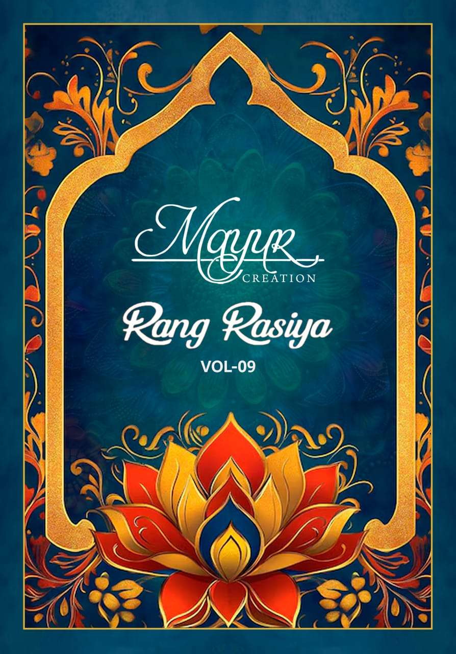 Mayur KURTI Rang Rasiya Vol-09 PRINTED KURTI WHOLESALER 