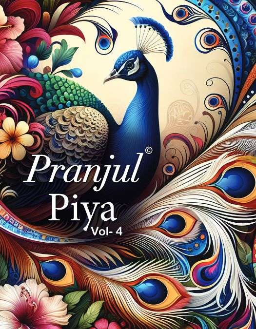 Pranjul KURTI Piya Vol-4 PRINTED KURTI WHOLESALER 