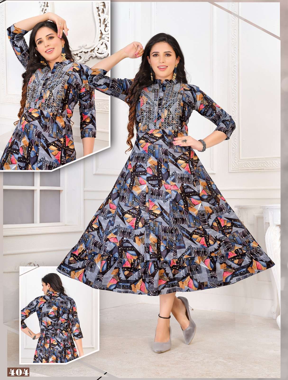 TC KURTI Beauty Rose PRINTED KURTI WHOLESALER 