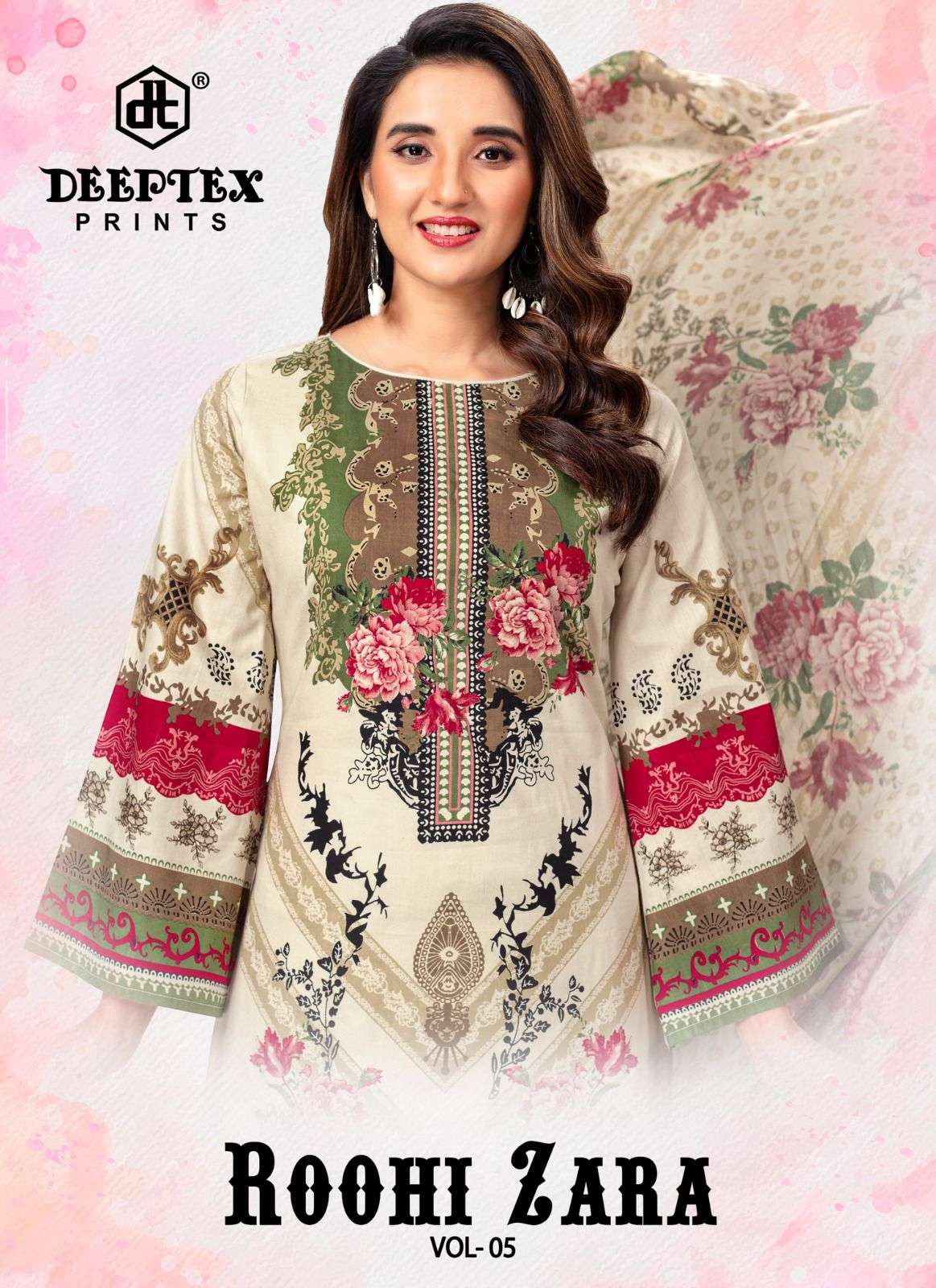 Deeptex KURTI Rooh Zara Vol-05 PRINTED KURTI WHOLESALER 