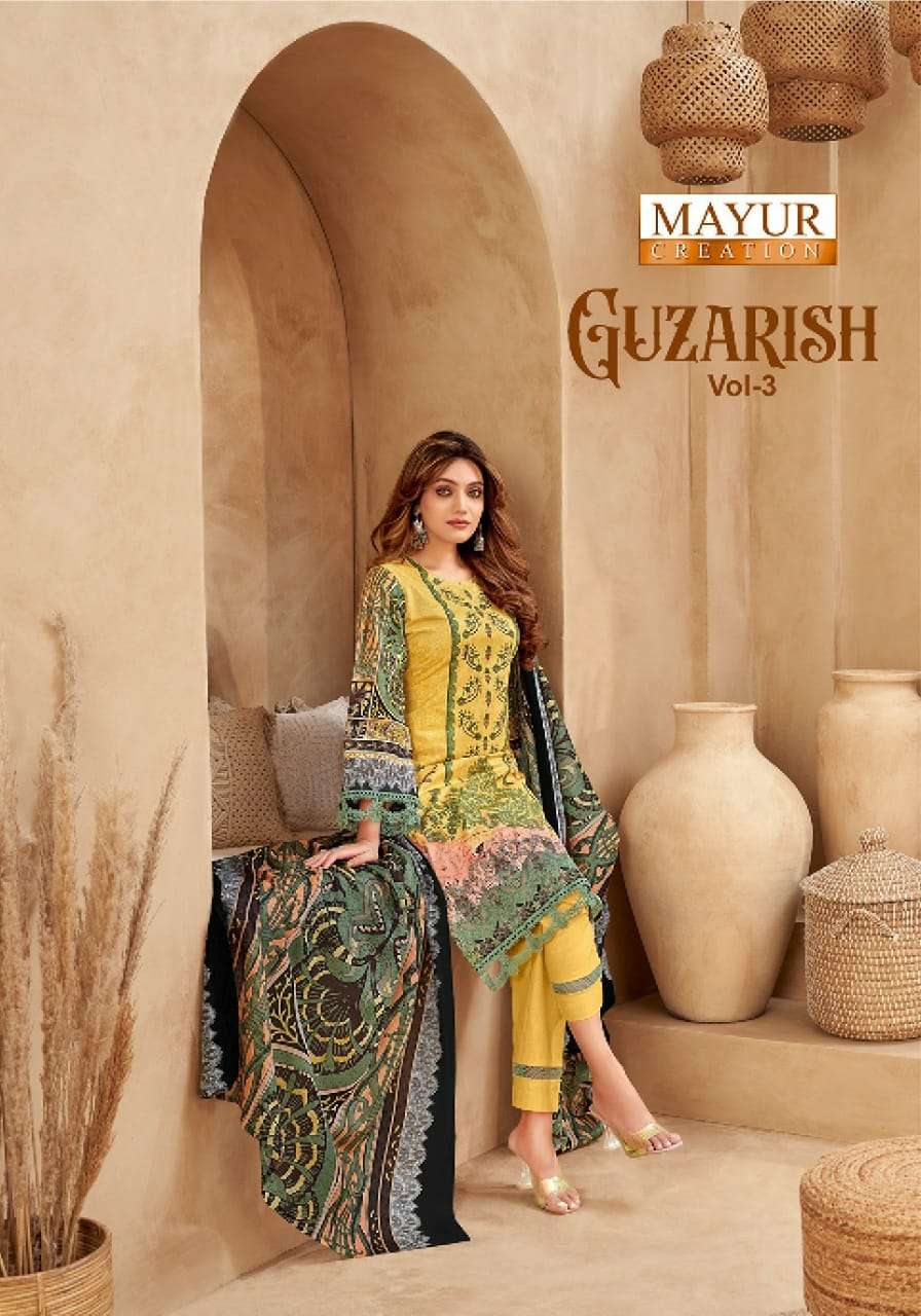 Mayur KURTI Guzarish Vol-03 PRINTED KURTI WHOLESALER 