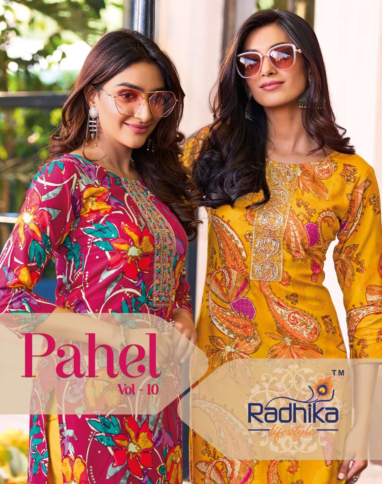 RADHIKA lifestyle PAHEL VOL 10 PRINTED KURTI WHOLESALER 