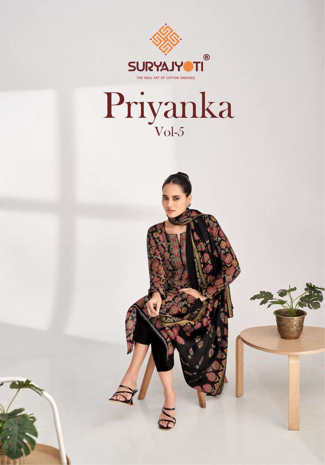 SuryaJyoti KURTI Priyanka Vol-05 PRINTED KURTI WHOLESALER 