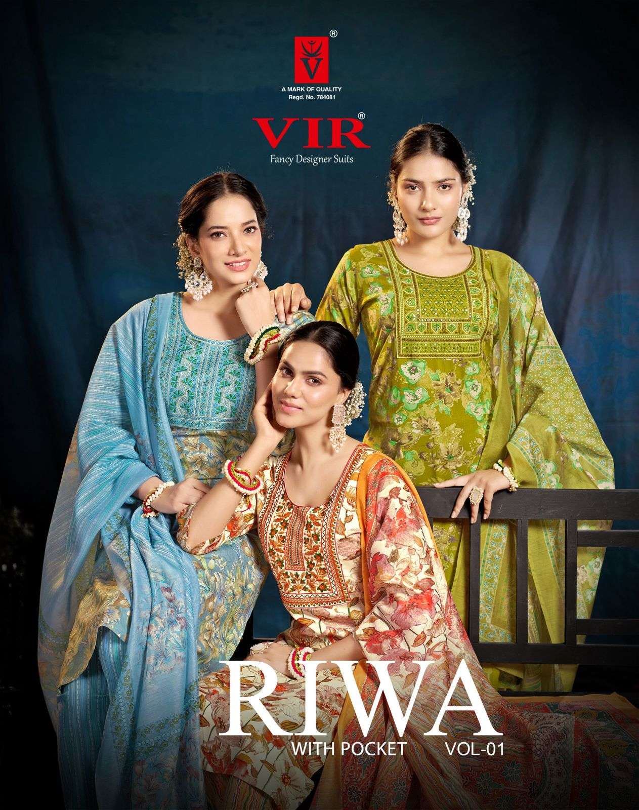 VIR KURTI RIWA VOL 1 PRINTED KURTI WHOLESALER 