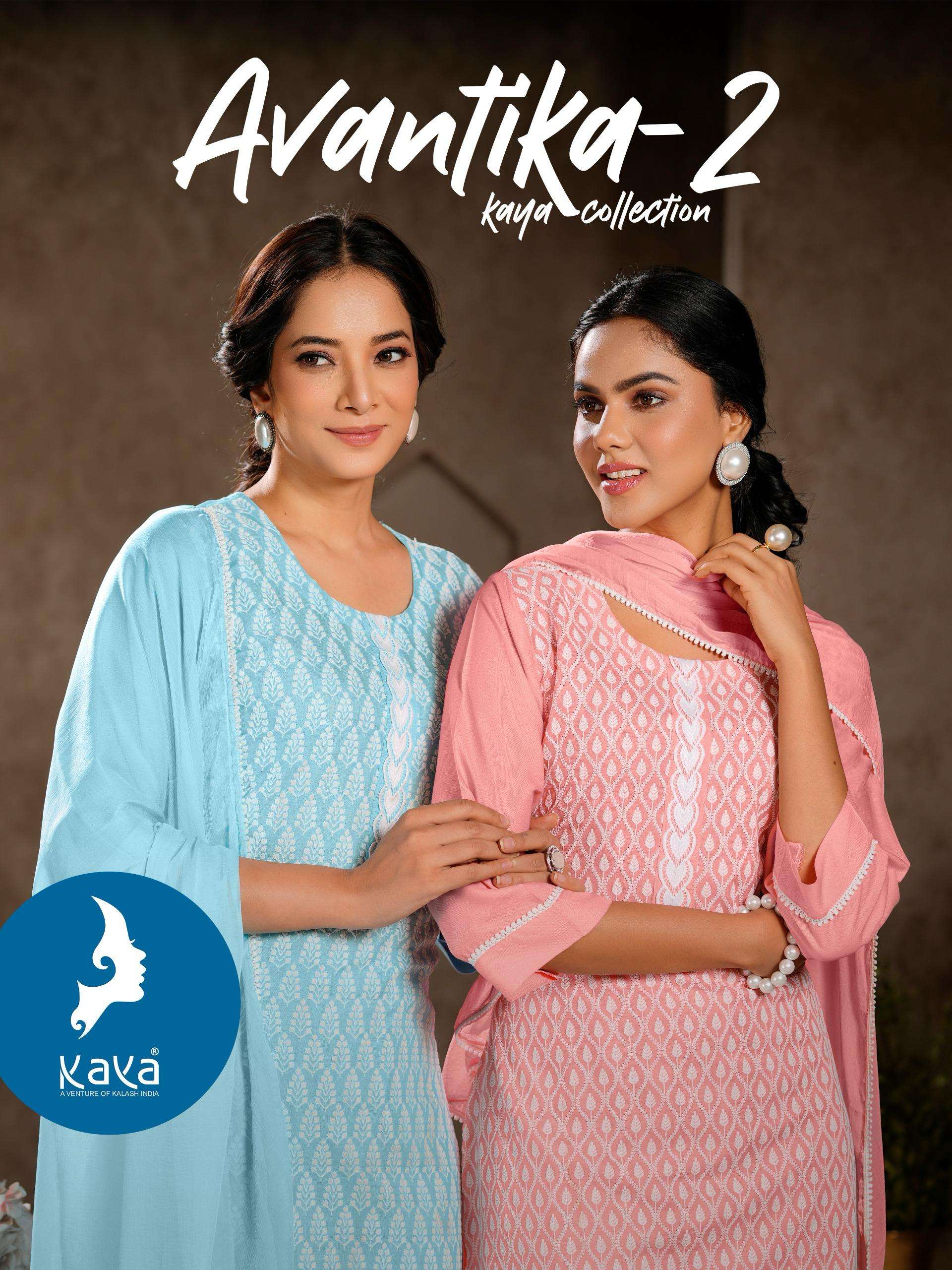 KAYA KURTI AVANTIKA-2  PRINTED KURTI WHOLESALER 