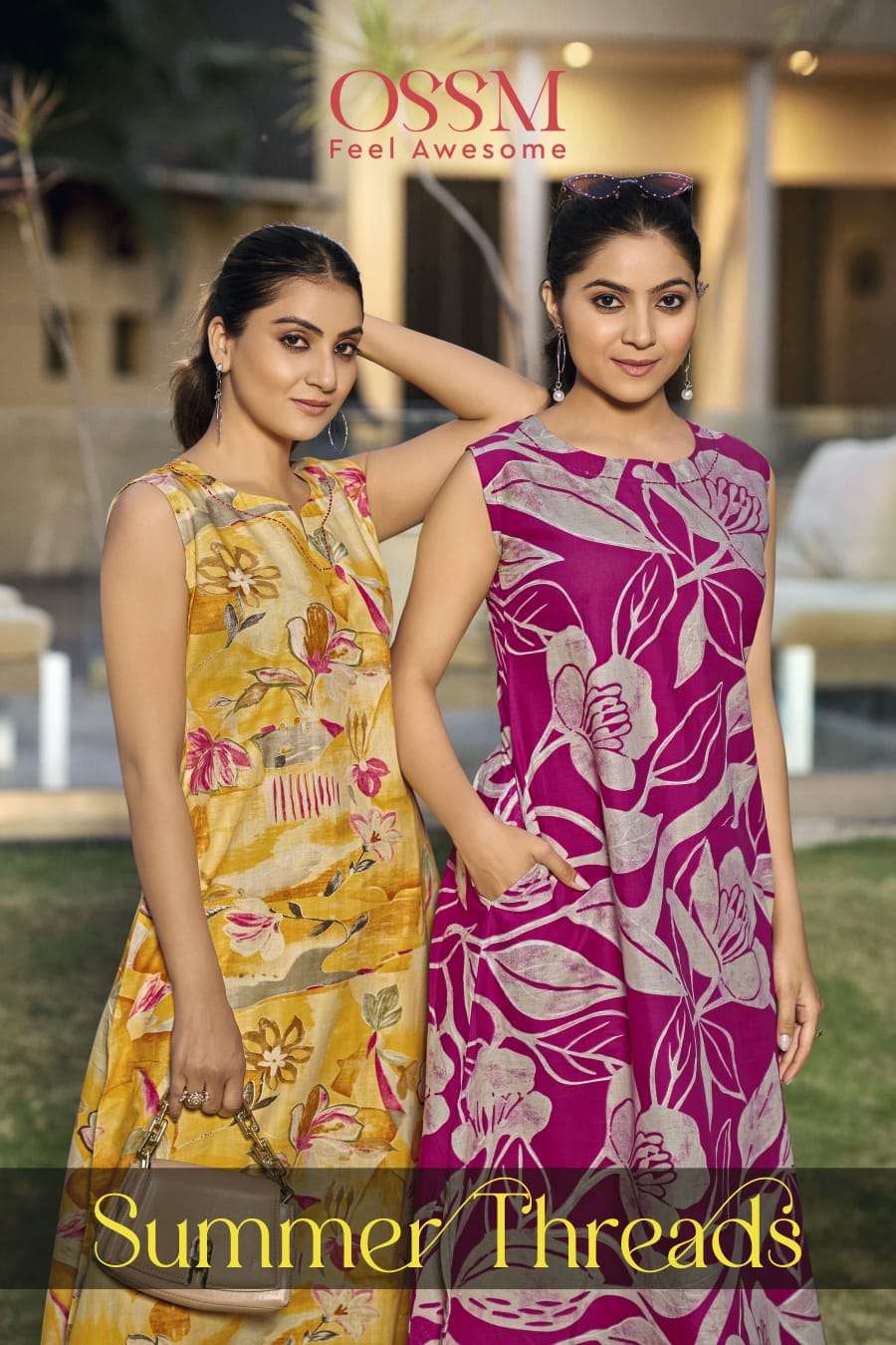 OSSM KURTI SUMMER THREADS PRINTED KURTI WHOLESALER 