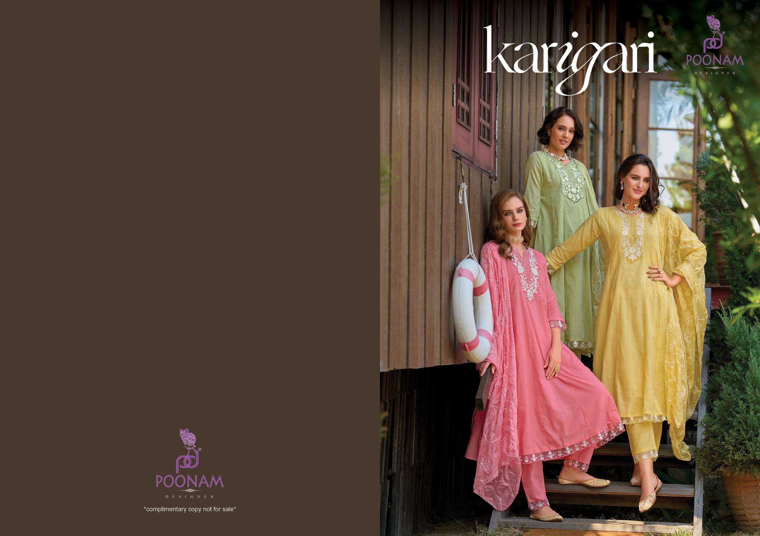 POONAM DESIGNER Karigari PRINTED KURTI WHOLESALER 